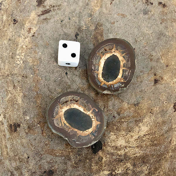 septarie paartje gepolijst nr2 septaria drakensteen