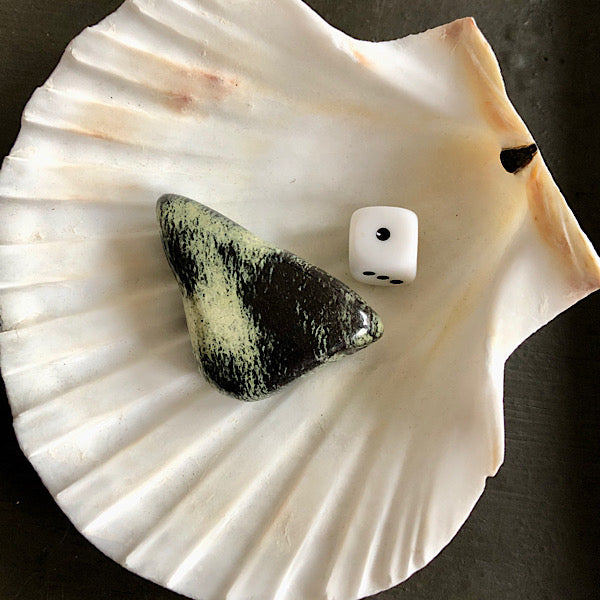 serpentijn trommelsteen mineralen luipaard