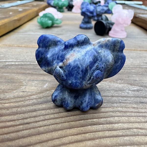 sodaliet Stitch figuur edelstenen lief