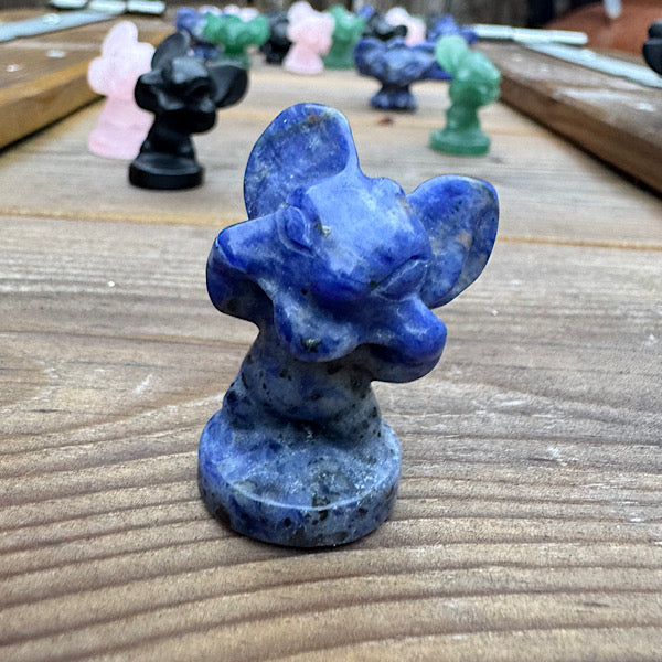 sodaliet Stitch figuur edelstenen ondeugend