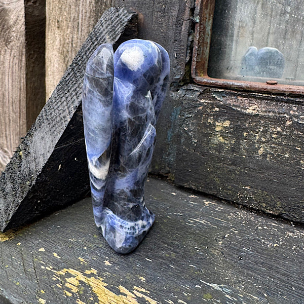 sodaliet engel gepolijst boodschapper lapis lazuli