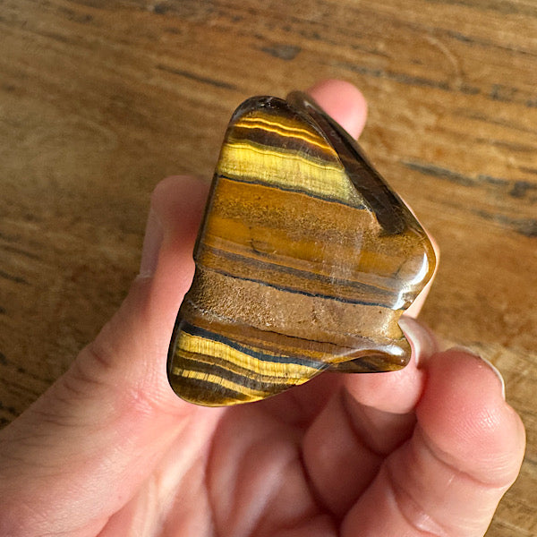 tijgerijzer engel gepolijst groot