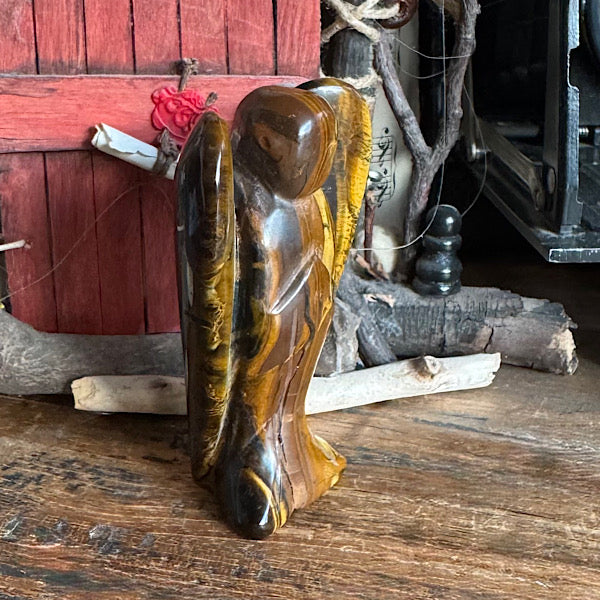 tijgerijzer engel gepolijst groot