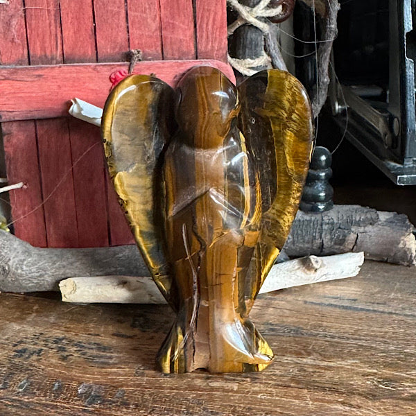 tijgerijzer engel gepolijst groot