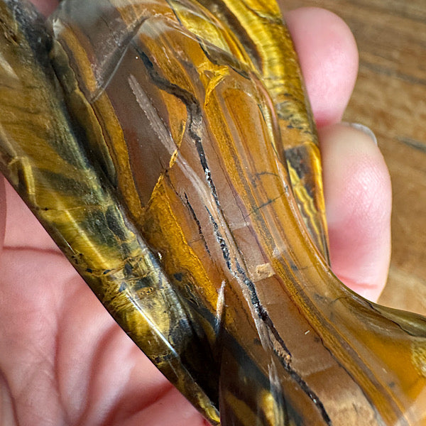 tijgerijzer engel gepolijst groot