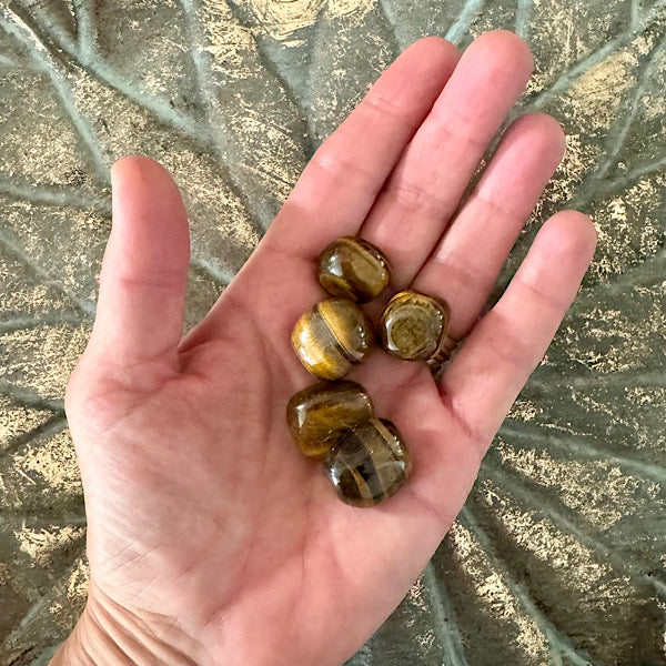 tijgeroog klein trommelsteen edelstenen mineralen winkel