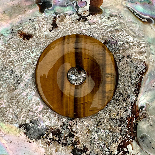 tijgeroog pi donut rondd gepolijst edelstenen mineralen winkel