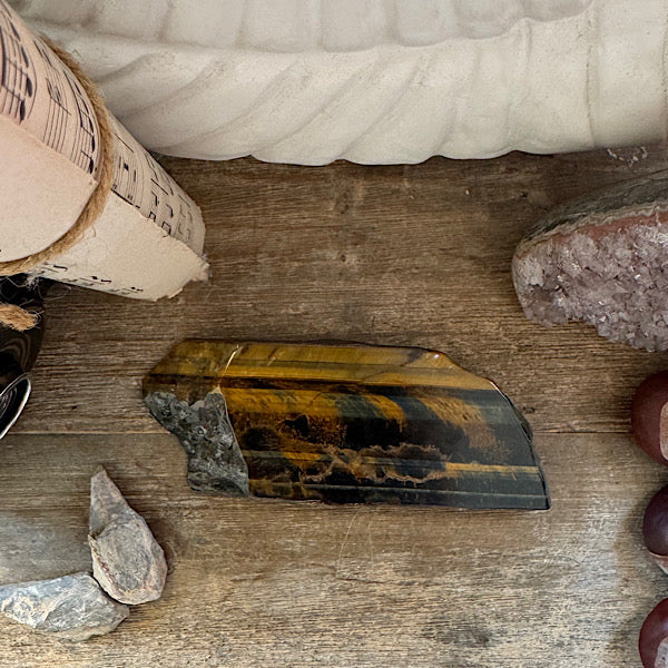 tijgeroog slab plak gepolijst A