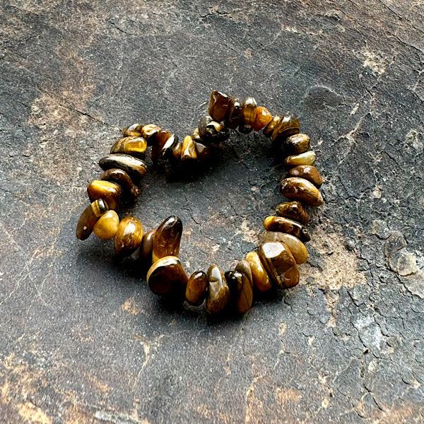 tijgeroog split armband kind