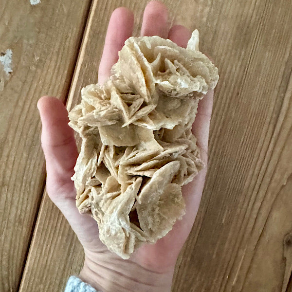 woestijnroos rozet ruw gekristalliseerd