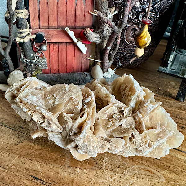 woestijnroos rozet ruw gekristalliseerd