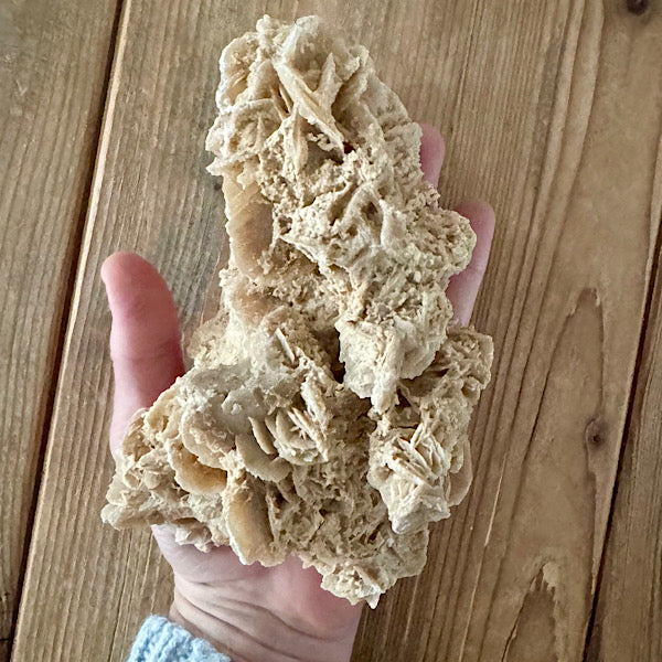 woestijnroos rozet ruw gekristalliseerd B