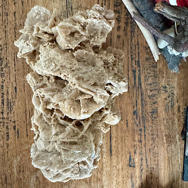 woestijnroos rozet ruw gekristalliseerd B